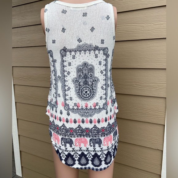 🐘🌟Gaze Evil Eye Luck & Elephant Tank Top - Picture 8 of 12